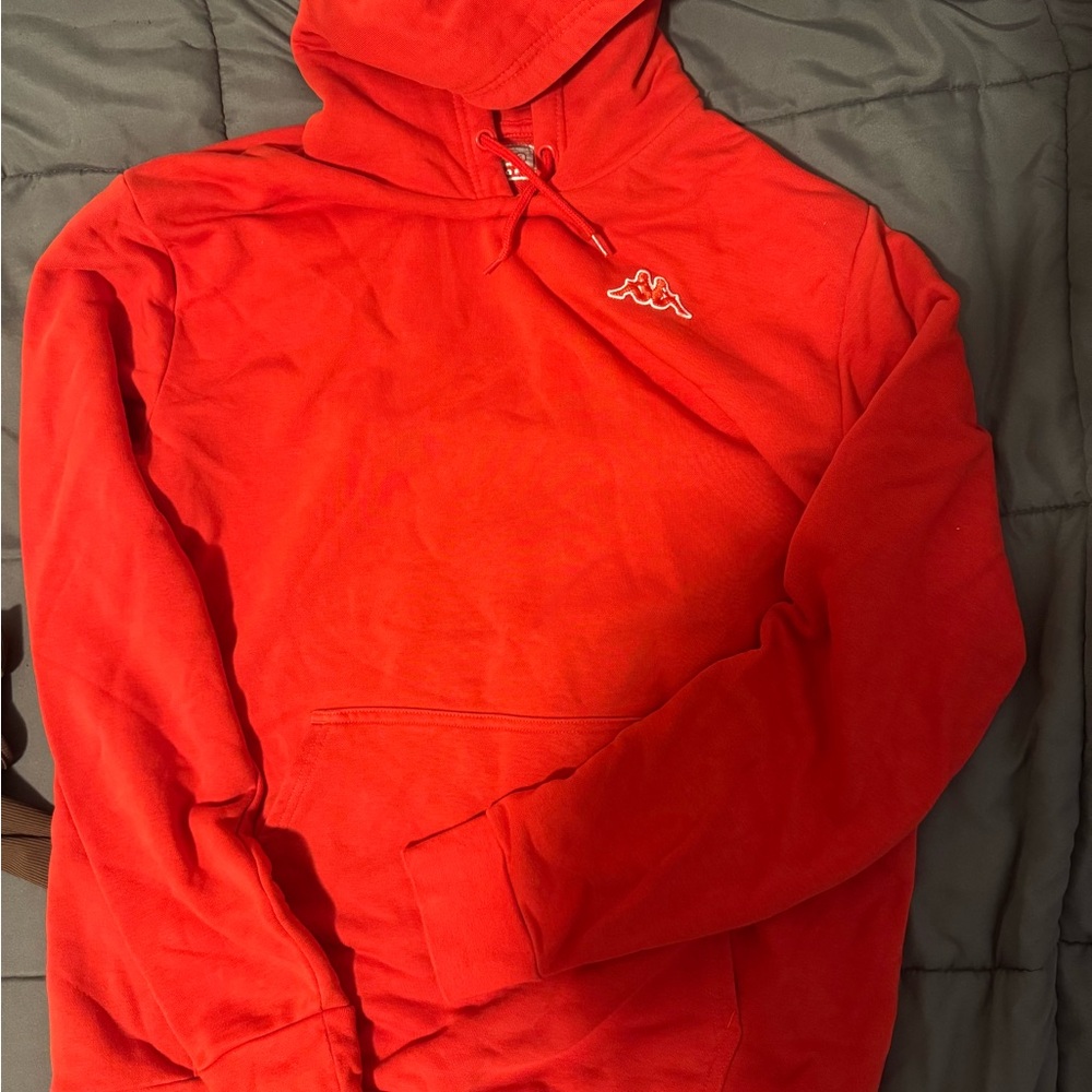 Kappa Bright Red Pullover Hoodie